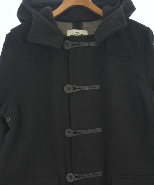 COACH（コーチ）ダッフルコート 黒 サイズ:S レディース/2200655728023