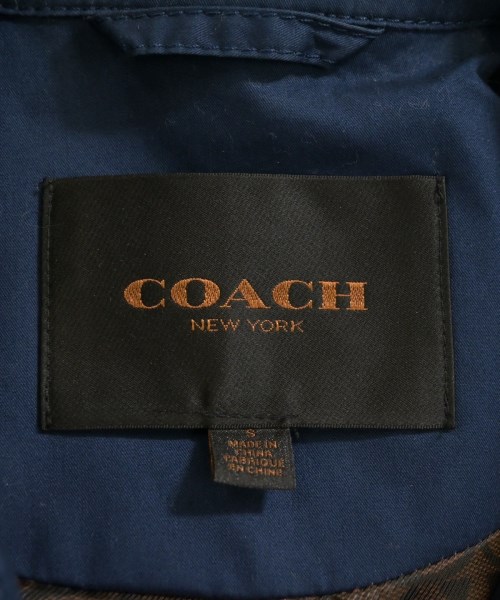 COACH（コーチ）トレンチコート 紺 サイズ:S レディース/2200649309016