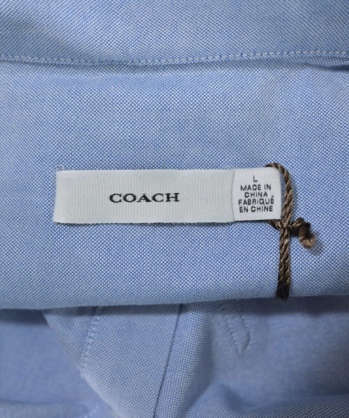 COACH（コーチ）カジュアルシャツ 青 サイズ:L メンズ/2200652771060
