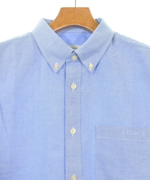 COACH（コーチ）カジュアルシャツ 青 サイズ:L メンズ/2200652771060