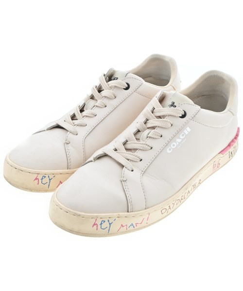 COACH(コーチ)スニーカー ベージュ サイズ:US8(26cm位)/2200652771183
