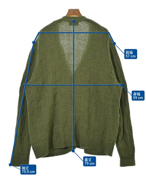 COACH（コーチ）カーディガン 緑 サイズ:L メンズ/2200645491029