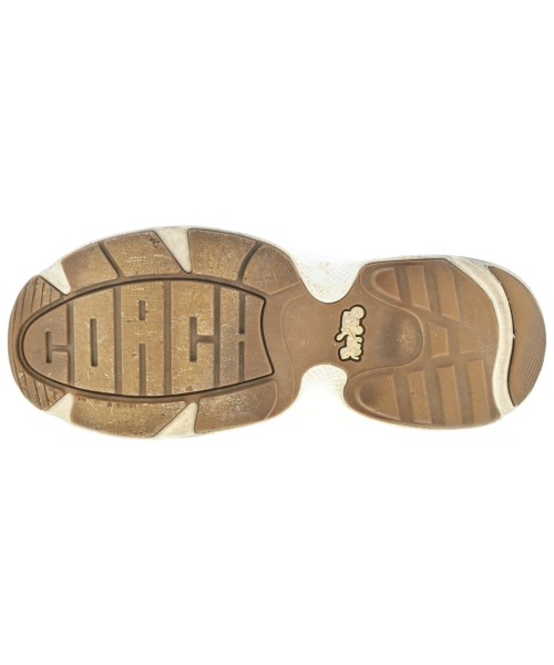 COACH（コーチ）スニーカー ベージュ サイズ:US9(27cm位) メンズ/2200660922034