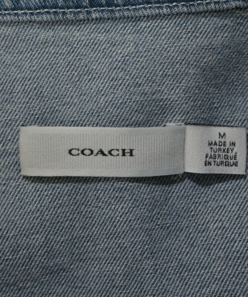 COACH（コーチ）カジュアルシャツ 青 サイズ:M レディース/2200711606104