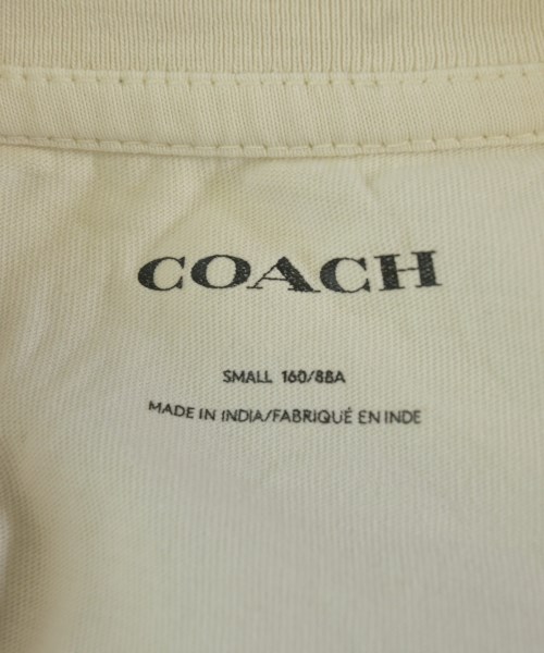 COACH（コーチ）Tシャツ・カットソー 白 サイズ:S レディース/2200711606111