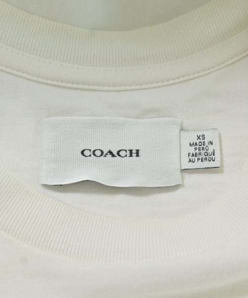 COACH（コーチ）Tシャツ・カットソー 白 サイズ:XS レディース/2200711801011