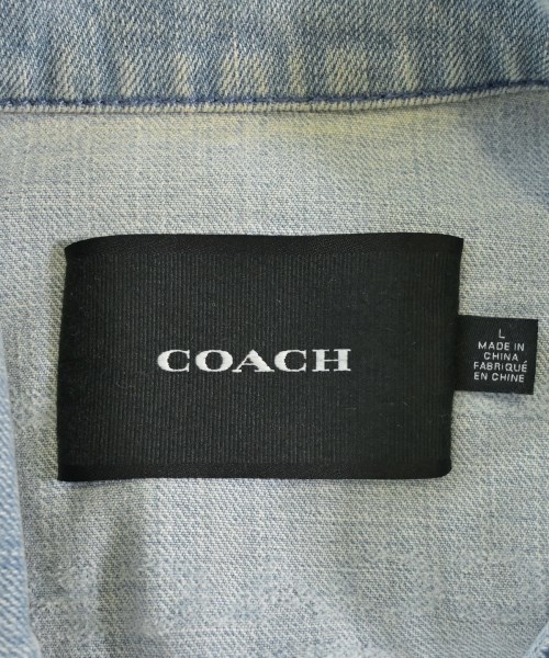 COACH（コーチ）デニムジャケット 青 サイズ:L メンズ/2200714471013