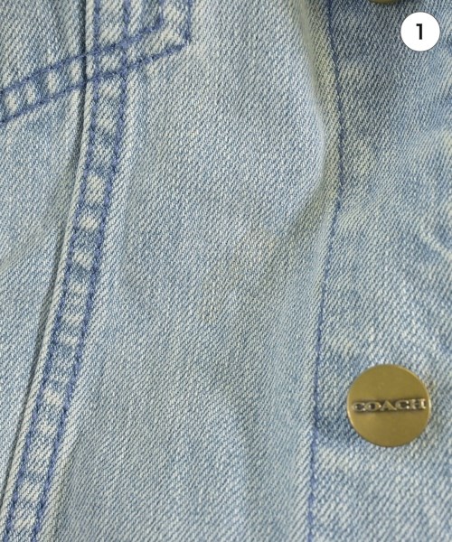 COACH（コーチ）デニムジャケット 青 サイズ:L メンズ/2200714471013