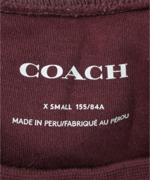 COACH（コーチ）Tシャツ・カットソー 赤 サイズ:XS レディース/2200715001233