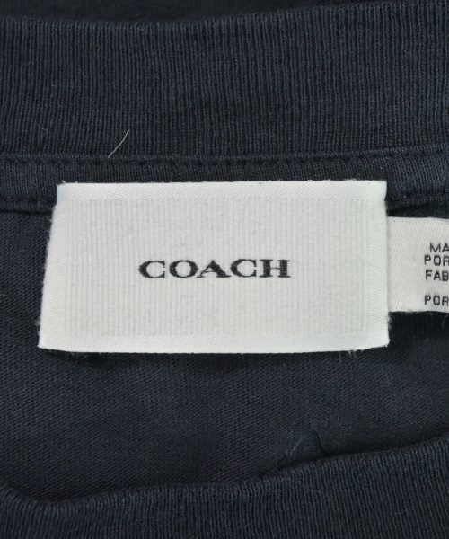 COACH（コーチ）Tシャツ・カットソー 紺 サイズ:L メンズ/2200716927013