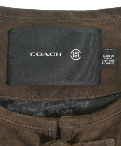 COACH（コーチ）カジュアルジャケット 茶 サイズ:L メンズ/2200718097059