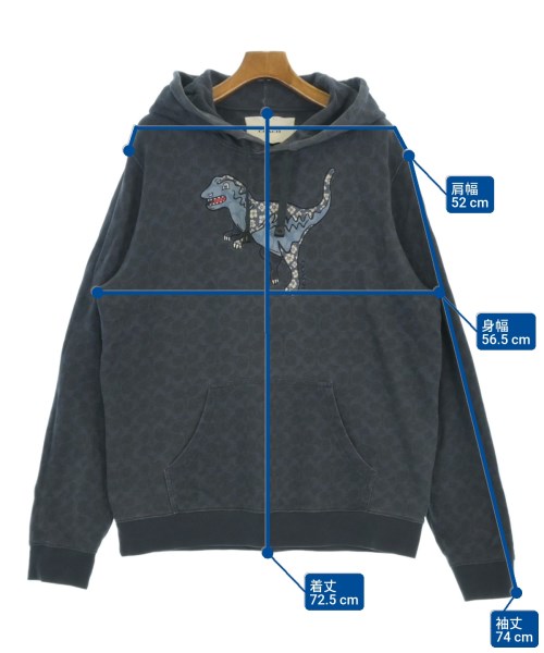 COACH（コーチ）パーカー 紺 サイズ:L メンズ/2200645545029