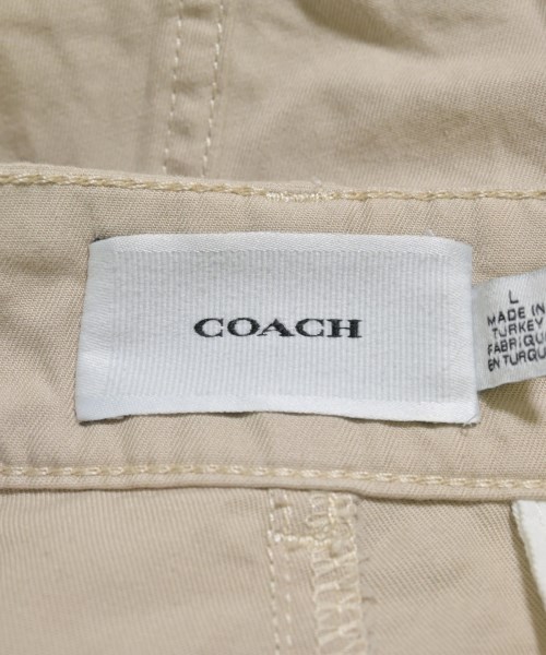COACH（コーチ）カーゴパンツ ベージュ サイズ:L メンズ/2200647085011