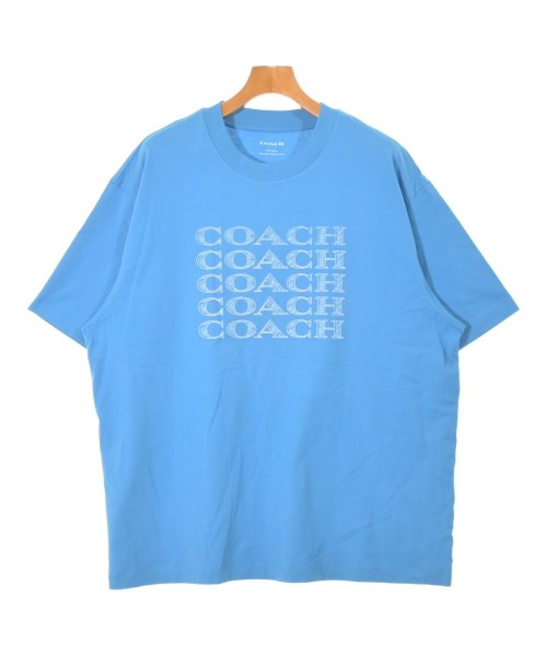 COACH(コーチ)Tシャツ・カットソー 青 サイズ:L/2200650339019