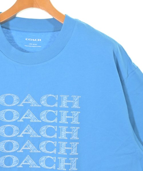COACH（コーチ）Tシャツ・カットソー 青 サイズ:L メンズ/2200650339019