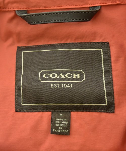 COACH（コーチ）ブルゾン オレンジ サイズ:M メンズ/2200652038019