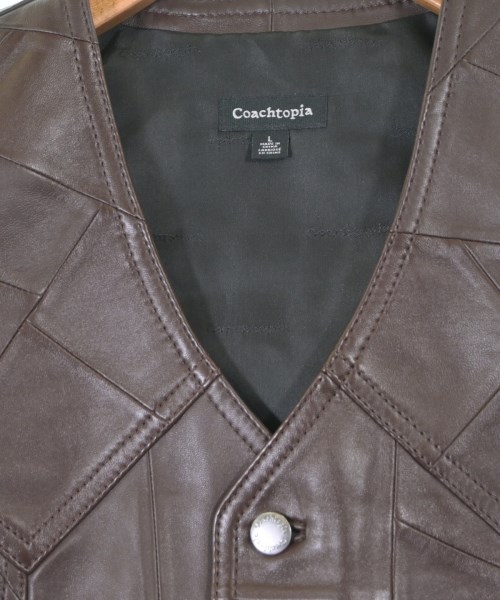 COACH（コーチ）カジュアルシャツ 茶 サイズ:L メンズ/2200652624038