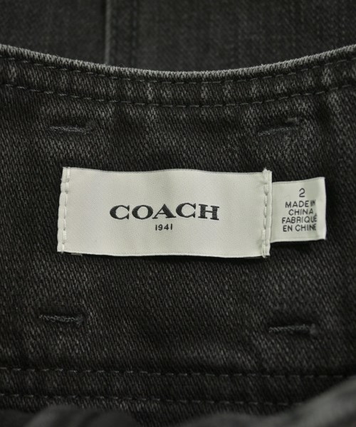 COACH（コーチ）ひざ丈スカート 黒 サイズ:2(M位) レディース/2200654102039