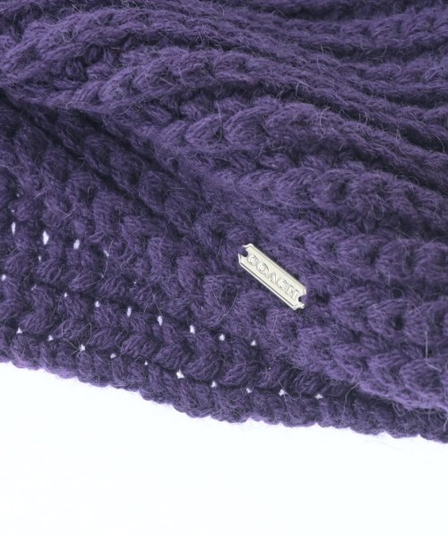 COACH（コーチ）マフラー 紫 サイズ:- レディース/2200654180150