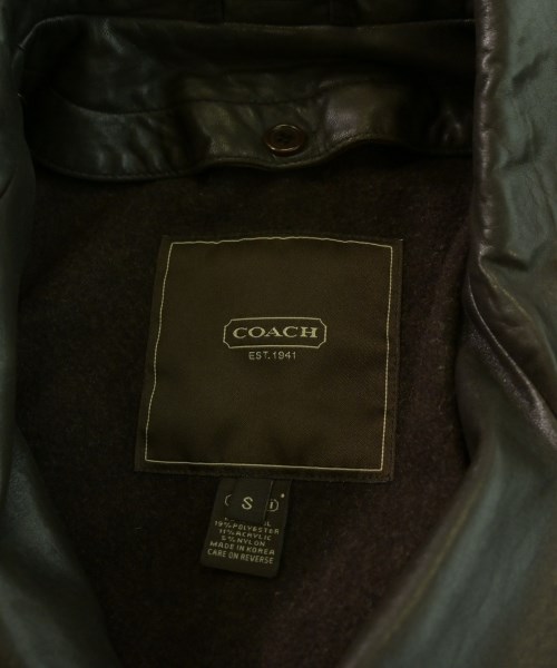 COACH（コーチ）ピーコート 茶 サイズ:S メンズ/2200654490013