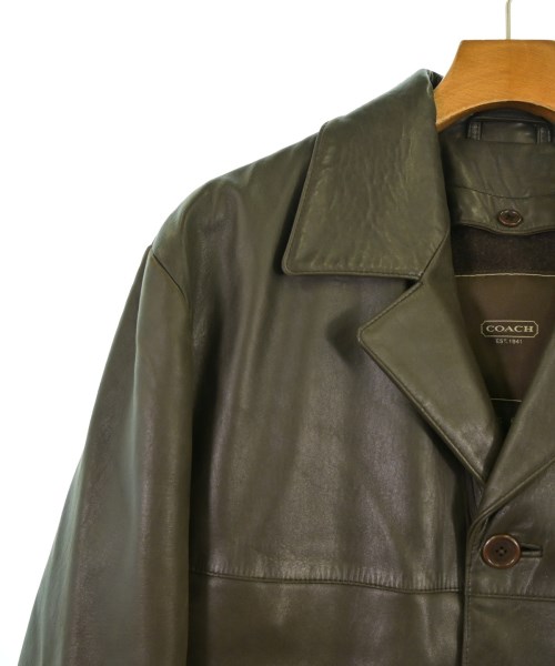 COACH（コーチ）ピーコート 茶 サイズ:S メンズ/2200654490013