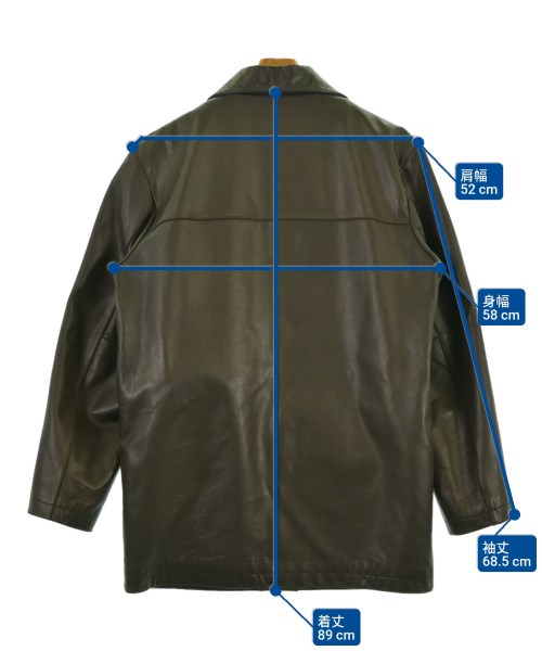 COACH（コーチ）ピーコート 茶 サイズ:S メンズ/2200654490013