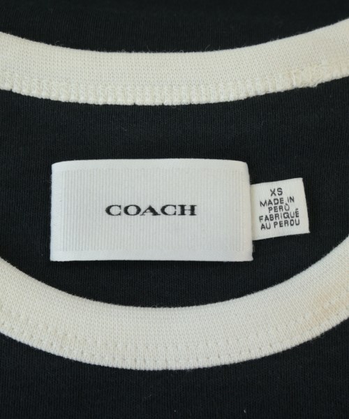 COACH（コーチ）Tシャツ・カットソー 黒 サイズ:XS レディース/2200709696025