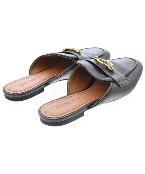 COACH（コーチ）サンダル 黒 サイズ:US5(22cm位) レディース/2200710426055