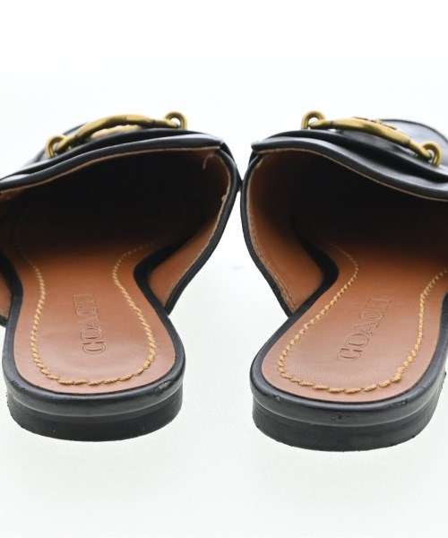 COACH（コーチ）サンダル 黒 サイズ:US5(22cm位) レディース/2200710426055