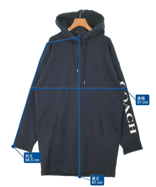 COACH（コーチ）ワンピース 紺 サイズ:M レディース/2200658319082
