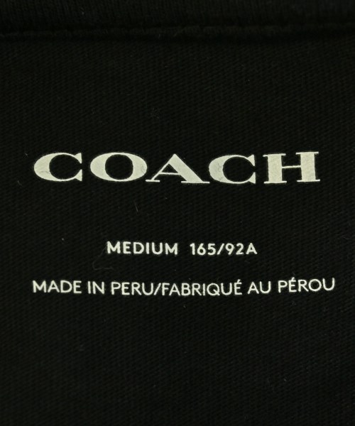 COACH（コーチ）Tシャツ・カットソー 黒 サイズ:M レディース/2200663089017