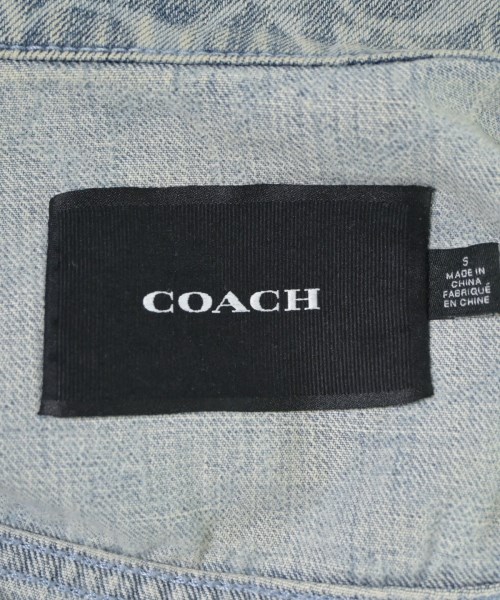 COACH（コーチ）デニムジャケット 青 サイズ:S レディース/2200664983017