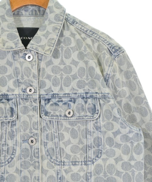 COACH（コーチ）デニムジャケット 青 サイズ:S レディース/2200664983017