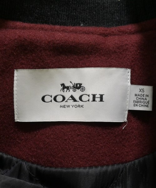 COACH（コーチ）スタジャン 赤 サイズ:XS レディース/2200665412011