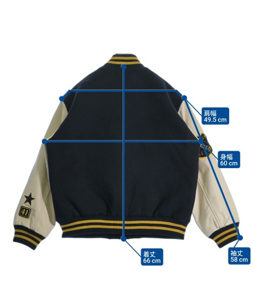 COACH（コーチ）スタジャン 紺 サイズ:S レディース/2200669956108