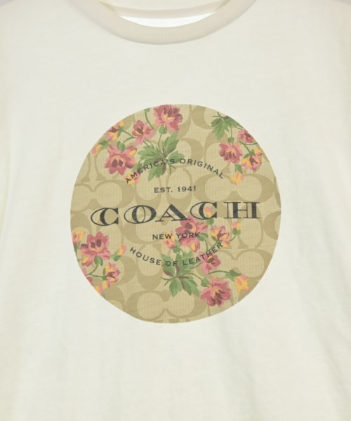 COACH（コーチ）Tシャツ・カットソー 白 サイズ:-(XL位) レディース/2200669977011