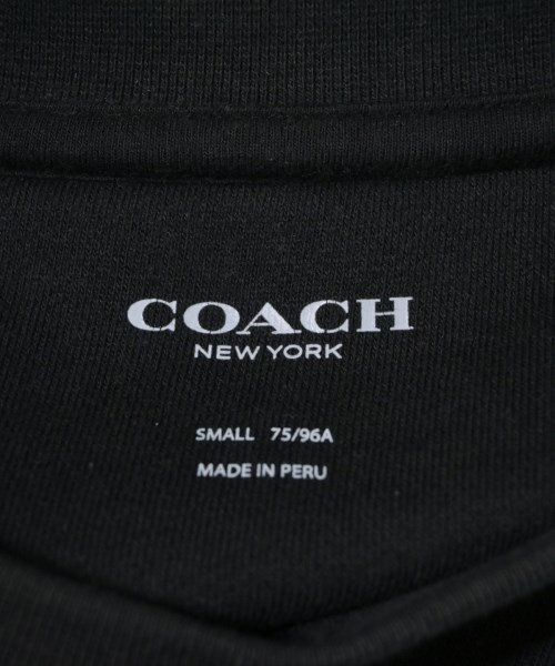 COACH（コーチ）スウェット 黒 サイズ:S メンズ/2200670874040