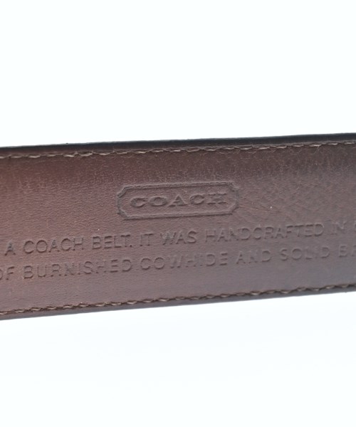 COACH（コーチ）ベルト 黒 サイズ:80 レディース/2200672388064