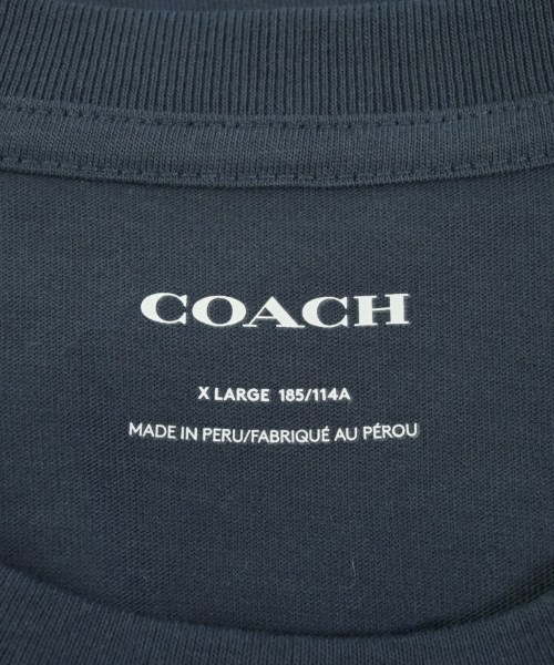 COACH（コーチ）Tシャツ・カットソー 紺 サイズ:XL メンズ/2200732932091