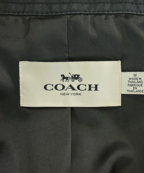 COACH（コーチ）トレンチコート 黒 サイズ:M メンズ/2200735134010