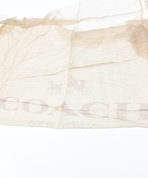 COACH（コーチ）ストール ベージュ サイズ:- レディース/2200727203281