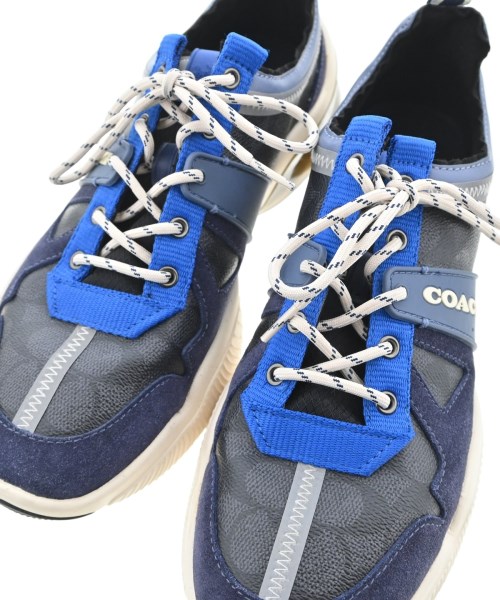 COACH（コーチ）スニーカー 紺 サイズ:US10(28cm位) メンズ/2200720112047