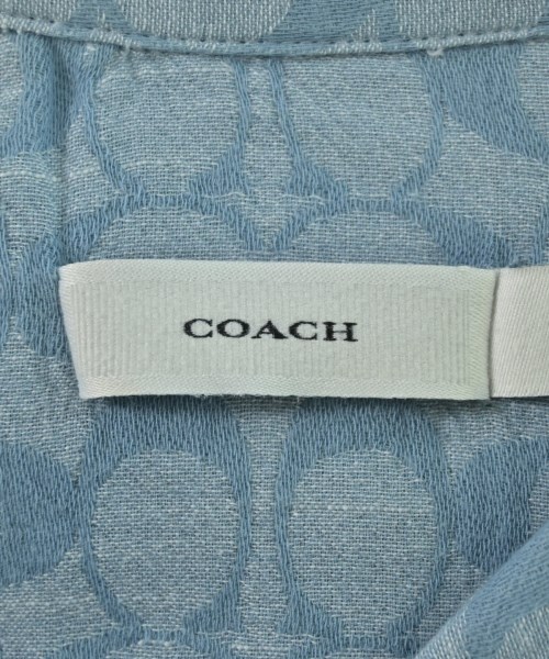 COACH（コーチ）カジュアルシャツ 青 サイズ:M メンズ/2200721305233