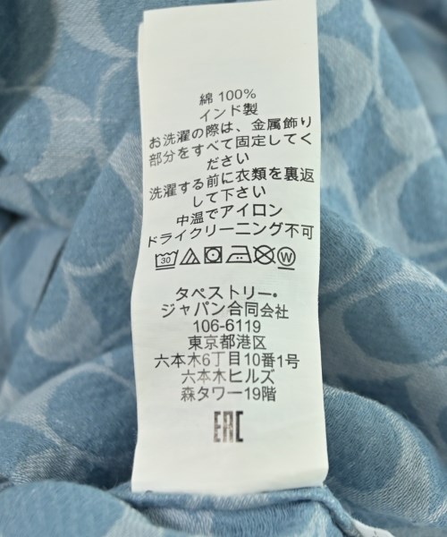 COACH（コーチ）カジュアルシャツ 青 サイズ:M メンズ/2200721305233