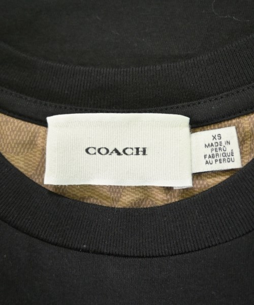 COACH（コーチ）Tシャツ・カットソー 黒 サイズ:XS レディース/2200717994076