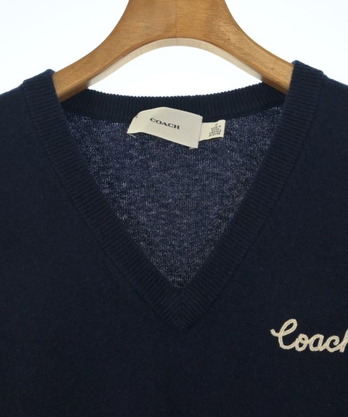 COACH（コーチ）ベスト 紺 サイズ:M レディース/2200728092112