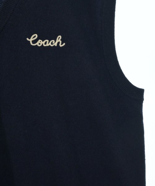 COACH（コーチ）ベスト 紺 サイズ:M レディース/2200728092112