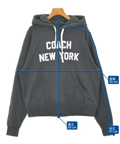 COACH（コーチ）パーカー グレー サイズ:XS レディース/2200728783027