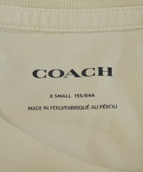 COACH（コーチ）Tシャツ・カットソー 黄 サイズ:XS レディース/2200728957121