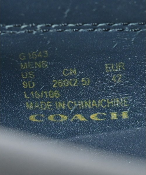 COACH（コーチ）その他 黒 サイズ:US9(27cm位) メンズ/2200684189123
